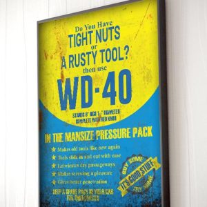 wd-40 poster