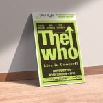 The Who Concert poster