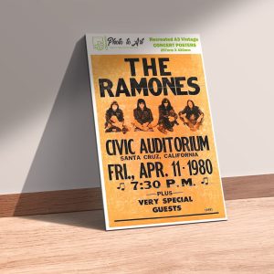 The Ramones Concert Poster